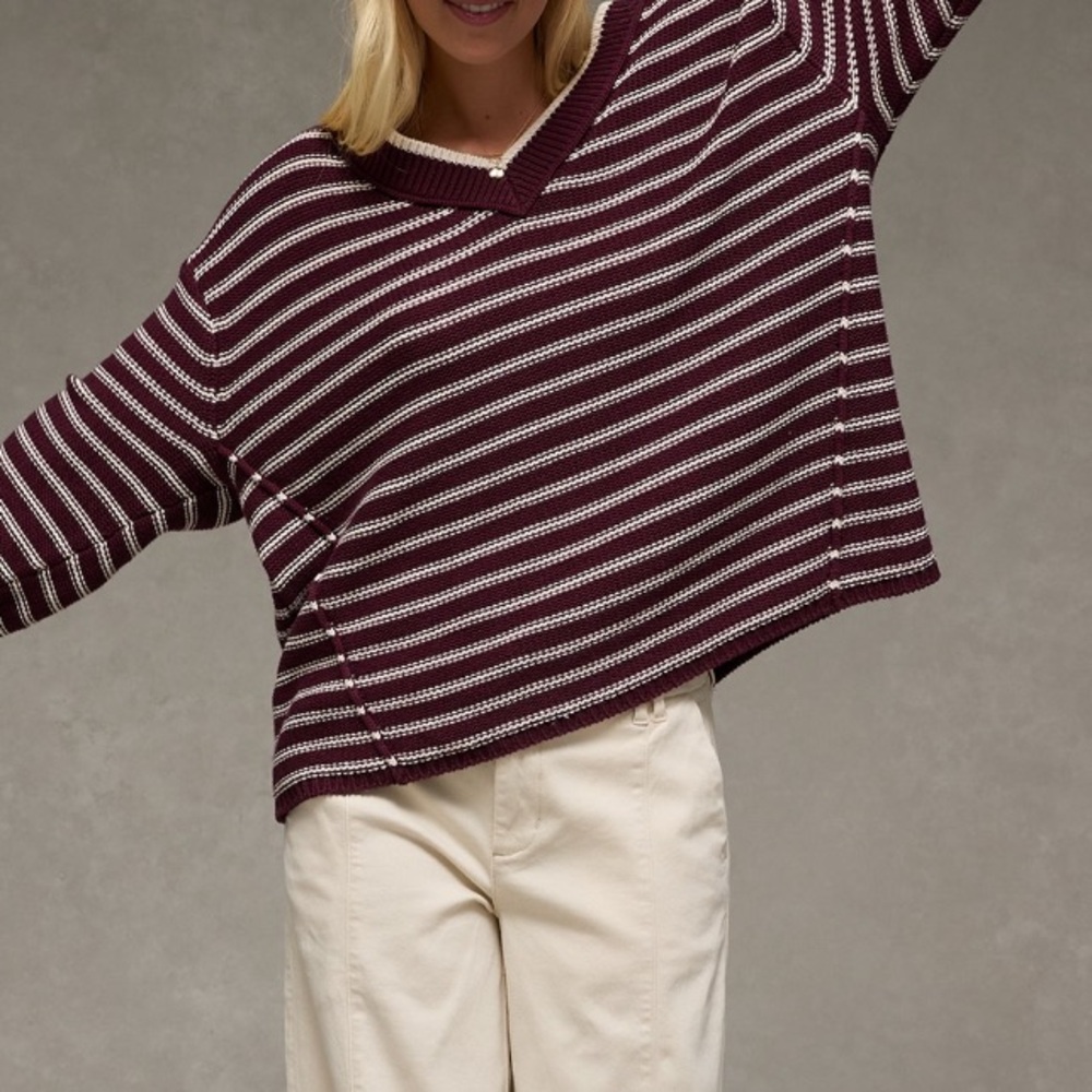 American Eagle Big Hug V‎ Neck Sweater